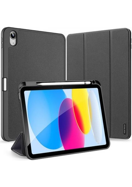 Kalem Yerli Uyku Modlu Mıknatıslı Standlı Kapaklı iPad 10.2 2022 Kılıf Tablet Kılıfı Pu Deri Mikrofiber Tablet Kılıfı