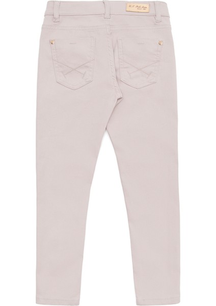 U.S. Polo Assn. Kız Çocuk Taş Kanvas / Chino Pantolon 50264078-VR049