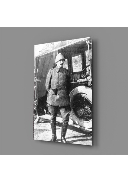 Atatürk Fotoğrafları Arşiv Gelibolu Cam Tablo