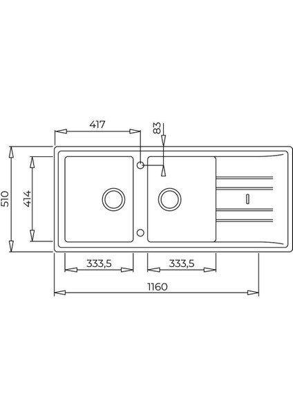 Stone 80 B Tg Bej Granit Mutfak Eviyesi modelleri