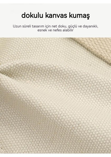 Melaleuca Kanvas Çanta Taşınabilir Messenger Çok Bölmeli Basit Moda Büyük Kapasiteli El Taşıma Küçük Çanta (Yurt Dışından) fiyatları