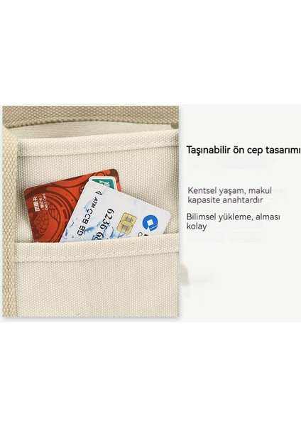 Melaleuca Kanvas Çanta Taşınabilir Messenger Çok Bölmeli Basit Moda Büyük Kapasiteli El Taşıma Küçük Çanta (Yurt Dışından) fırsatları