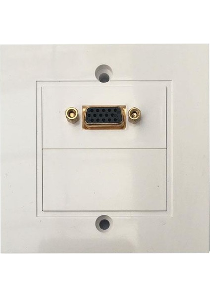VGA Duvar Tipi Dişi Piriz - Duvar Tipi VGA Dişi Priz