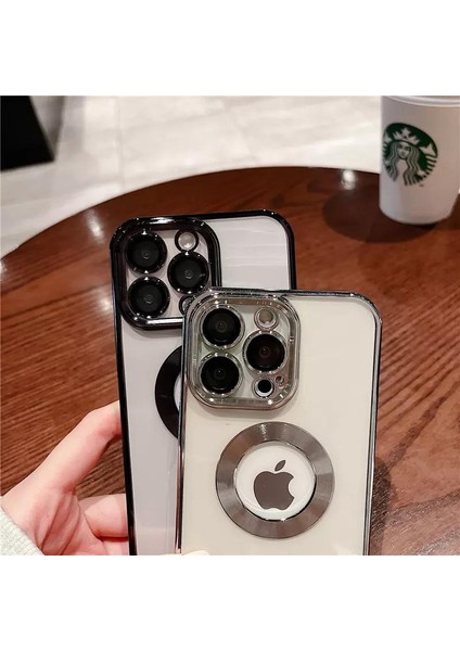 Go Aksesuar Iphone 13 Pro Uyumlu(Exrta Kamera Lens Korumalı)  Lazer Kamera Korumalı Kılıf