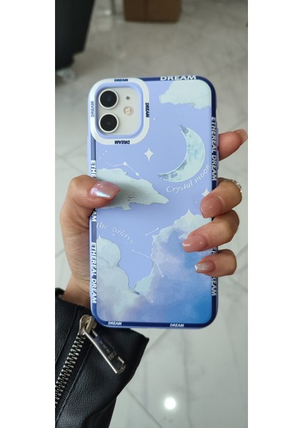 Iphone 11 Uyumlu Cyrstal Moon Içi Kadife Lansman