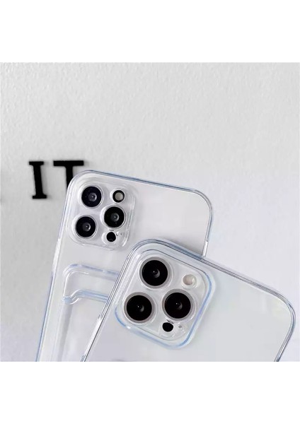 iPhone 11 Uyumlu Şeffaf Kartlıklı (Köşeli 12 Görünümlü) Kamera Korumali Aa Kalite indirimleri