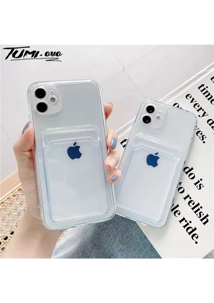 iPhone 11 Uyumlu Şeffaf Kartlıklı (Köşeli 12 Görünümlü) Kamera Korumali Aa Kalite fiyatları