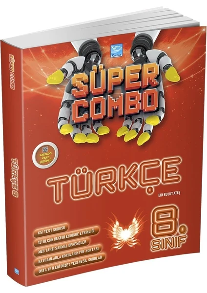 Karaca Eğitim Yayınları Süper Combo Türkçe 8. Sınıf Soru Kitabı