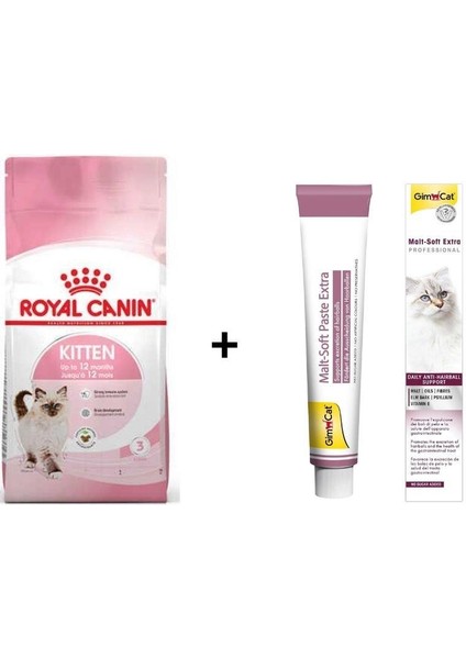 Kitten Yavru Kuru Kedi Maması 4 kg + Gimcat Malt 100 gr