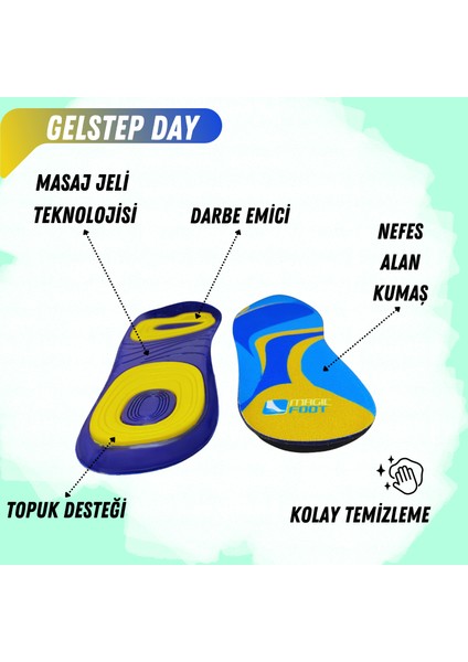 Gelstep Günlük Yürüyüş Tabanlığı - Masaj Jel Teknolojisi - Aktif Yaşam Tabanlığı modelleri