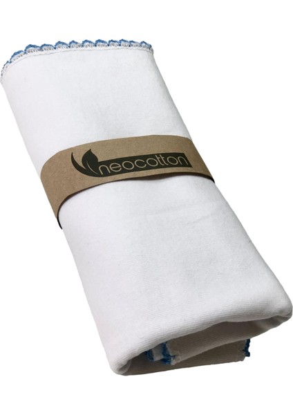 Bebek Pamuklu Ağız ve Yüz Temizleme Mendili Nostalji Oyalı ( 7'li 22*22 cm )