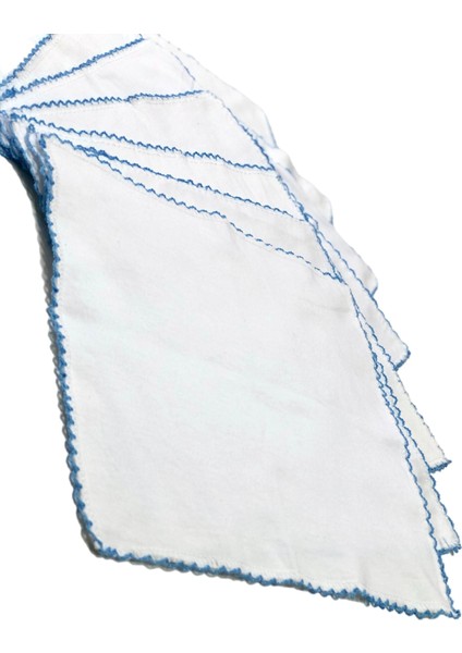 Bebek Pamuklu Ağız ve Yüz Temizleme Mendili Nostalji Oyalı ( 7'li 22*22 cm ) fiyatları