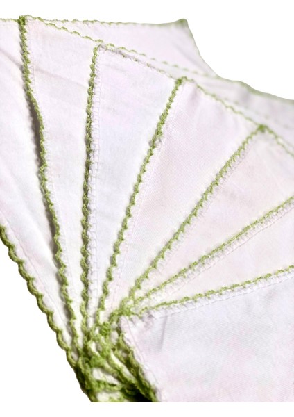 Bebek Pamuklu Ağız ve Yüz Temizleme Mendili Nostalji Oyalı ( 7'li 22*22 cm ) fiyatları