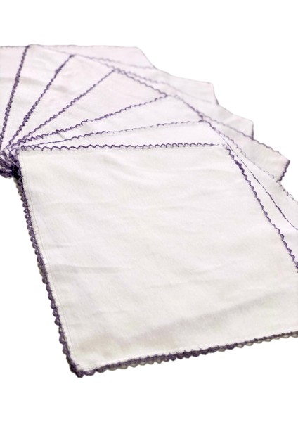 Bebek Pamuklu Ağız ve Yüz Temizleme Mendili Nostalji Oyalı ( 7'li 22*22 cm ) fiyatları