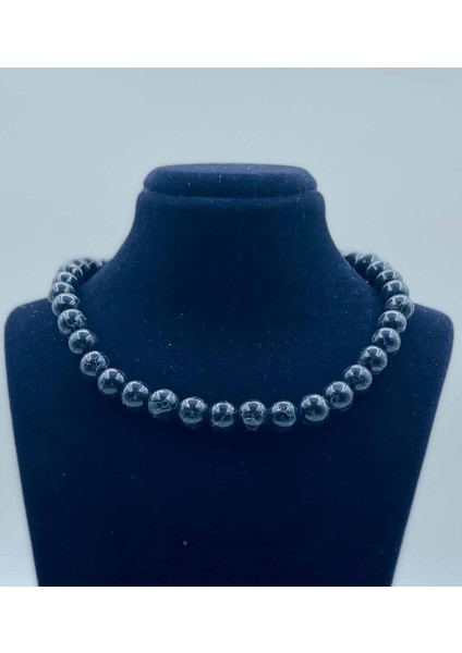 Akik Doğal Taş Kolye 8 mm