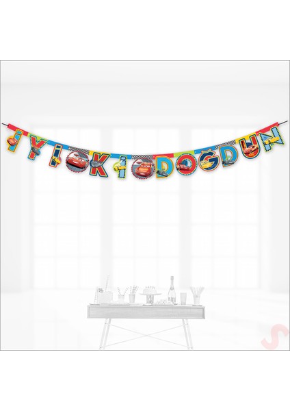 Cars 3, Iyiki Doğdun Yazı - 2 mt