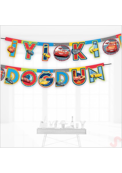 Cars 3, Iyiki Doğdun Yazı - 2 mt modelleri