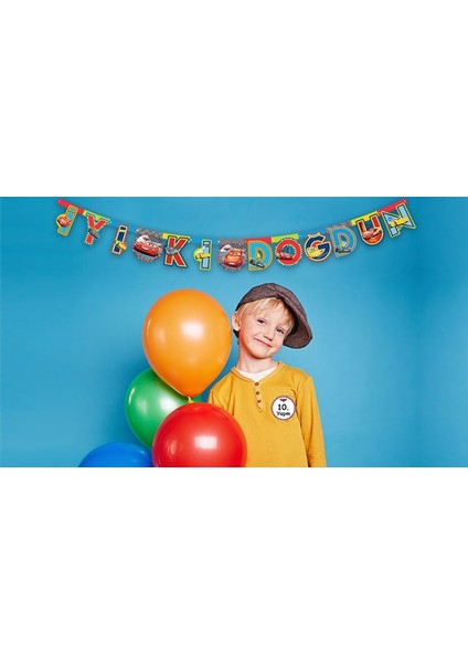 Cars 3, Iyiki Doğdun Yazı - 2 mt fırsatları