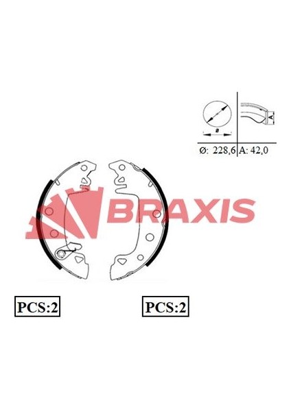 Arka Fren Balatasi Pabuc R12 M131 C15 (Circirli)