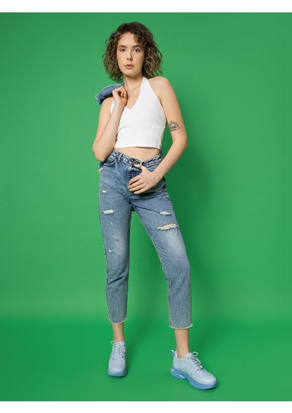 Mom Regular Fit Bayan Pantolon