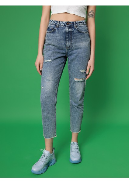 Mom Regular Fit Bayan Pantolon fiyatları