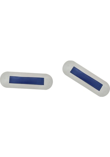 2 Adet Şişme Tekne Pvc Koltuk Kayışı/yamalar Açık Gri Mavi (Yurt Dışından)