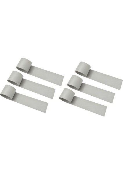 6x Su Geçirmez Şişme Tekne / Bot / Kaburga Orta Gri Pvc Onarım Yaması 1 Metre (Yurt Dışından)