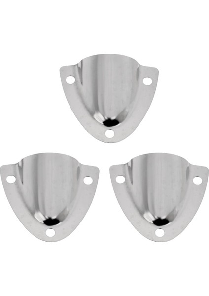 3pcs Tekne Deniz Paslanmaz Çelik Clamshell Havalandırma / Tel Kapağı Istiridye Kabuğu Havalandırma (Yurt Dışından)