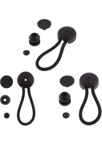 3x Top Bungee Kordon Ağır Hizmet Tipi Gölgelik Muşamba Kravat Takımı Kiti (Yurt Dışından)