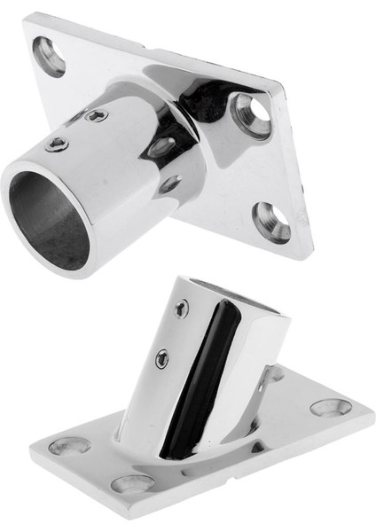 2pcs Deniz Sınıfı Paslanmaz Çelik 316 Tekne Güverte Küpeşte Minber Tabanı 25MM 1 " (Yurt Dışından)