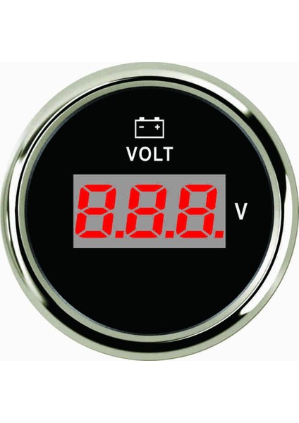2 '' 52MM Deniz Teknesi Dijital LED Elektronik Sayaçlar Gösterge - Siyah (Yurt Dışından) fiyatları