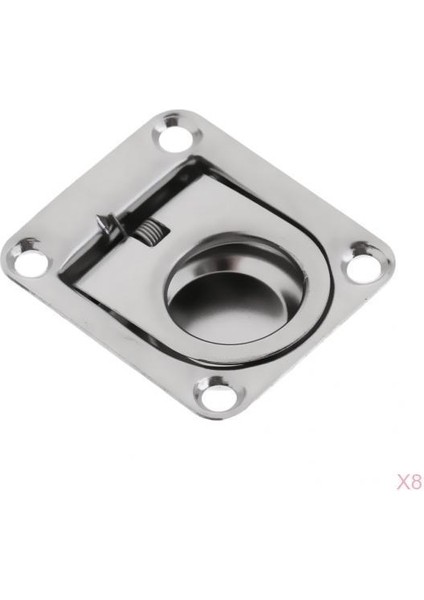 8x Deniz Yat Karavan Güverte Kaplama Sifon Yüzüğü Çekme - Paslanmaz Çelik 43MMX 36MM (Yurt Dışından)