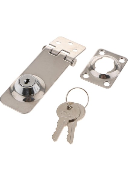 2pcs Hasp Lock 316 Paslanmaz Çelik Güvenlik Kilidi Deniz Donanım Tekne Parçaları (Yurt Dışından) fırsatları