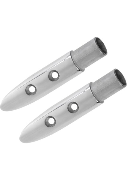 Sunnimix 2pcs 19MM Paslanmaz Çelik Deniz Teknesi El Ray Bağlantı Parçaları Ray Ucu (Yurt Dışından)