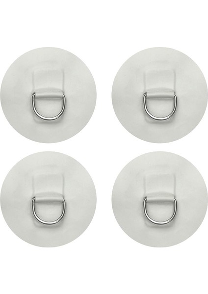 4pcs Paslanmaz Çelik Pad Yaması Pvc Yağlanabilir Sal Dinghy Için Yuvarlak (Yurt Dışından)