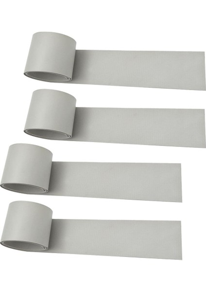 4pcs Şişme Kayık Tekne Su Geçirmez Pvc Onarım Yamaları Şerit Gri 51*1000MM (Yurt Dışından)