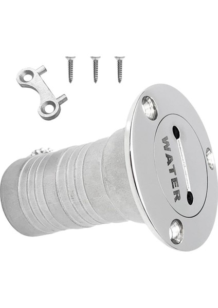 2 "yüksek Cilalı 316 Paslanmaz Çelik Tekne Yat Su Güverte Dolgu ve Anahtar (Yurt Dışından)