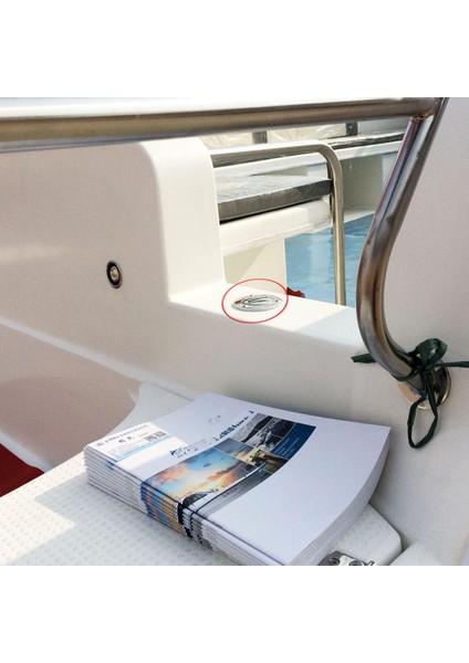 2 "yüksek Cilalı 316 Paslanmaz Çelik Tekne Yat Su Güverte Dolgu ve Anahtar (Yurt Dışından)
