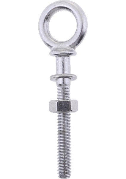Uzun Kaldırma Göz Cıvatası M4 x 40MM Paslanmaz Çelik 304 Fındık Yıkama Tekne Gölgesi (Yurt Dışından)