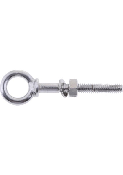 Uzun Kaldırma Göz Cıvatası M4 x 40MM Paslanmaz Çelik 304 Fındık Yıkama Tekne Gölgesi (Yurt Dışından)