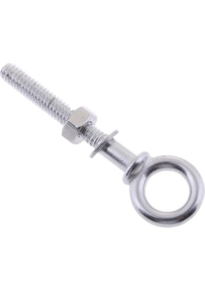 Uzun Kaldırma Göz Cıvatası M4 x 40MM Paslanmaz Çelik 304 Fındık Yıkama Tekne Gölgesi (Yurt Dışından)