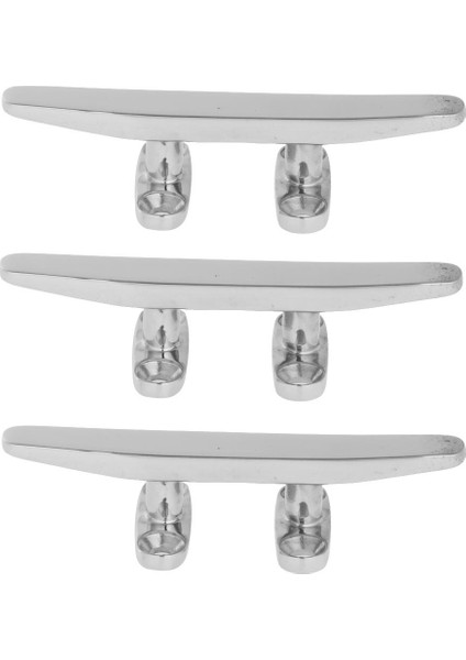 3x 4 "yüksek Cilalı Paslanmaz Çelik Açık Base Boat Boat Donanım (Yurt Dışından)