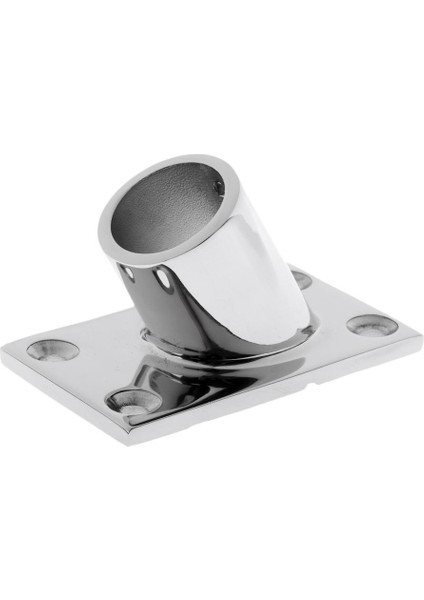 60 ° 22MM 7/8 "tekne Güverte Küpeşte Dikdörtgen Baskı - Deniz Paslanmaz Çelik Gümüş6 (Yurt Dışından)
