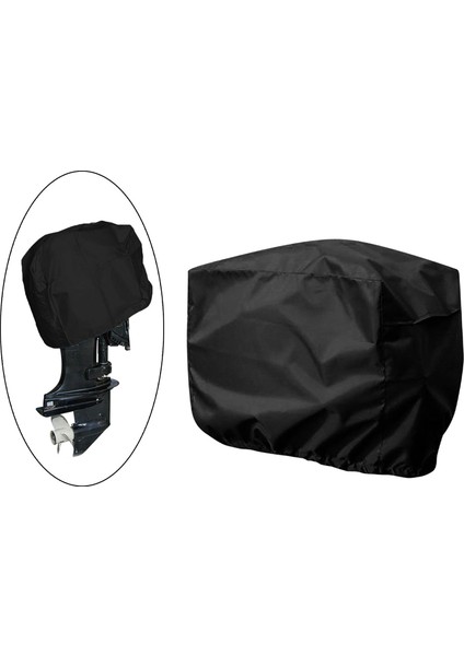 Tam Outboard Motor Kapağı Dıştan Takma Motor Kapağı Su Geçirmez Siyah Koruyucu 15-30HP (Yurt Dışından)