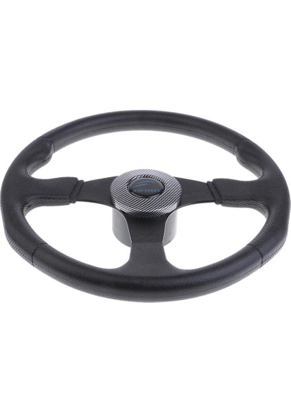 13.4 "alüminyum 3 Konuşan Tekne Deniz Direksiyon Şaftı 3/4 '' Pu Köpük Siyah (Yurt Dışından)