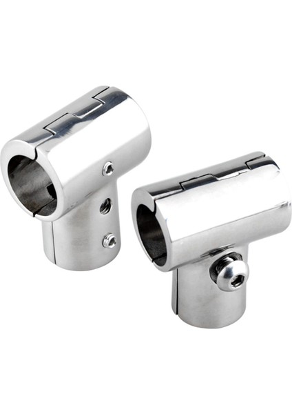 Ağır Hizmet Tipi Tekne El Ray Takımı 7/8 "90 ° Güverte El Tee Ayarlanabilir Cilalı Gümüş10 (Yurt Dışından)