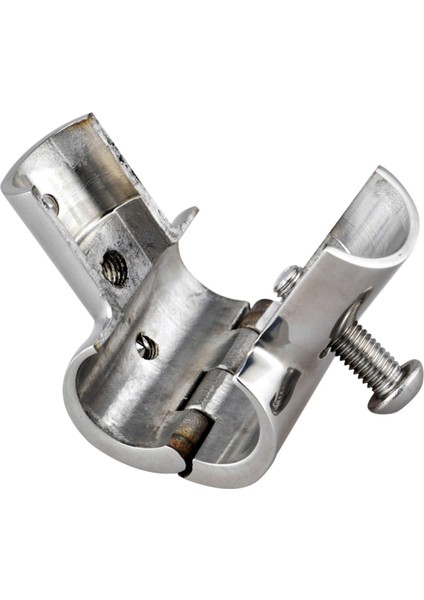 Ağır Hizmet Tipi Tekne El Ray Takımı 7/8 "90 ° Güverte El Tee Ayarlanabilir Cilalı Gümüş10 (Yurt Dışından)