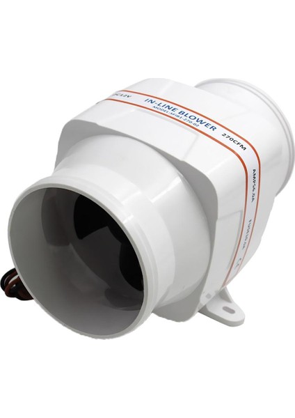 4 Inç Hortum Satır Içi Deniz Sintine Hava Üfleyici 12 Volt 270 Cfm Tekne Rv Beyaz (Yurt Dışından)