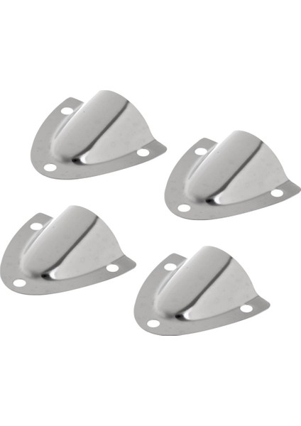 4x Paslanmaz Çelik 316 Istiridye Kabuğu Ventilator Tel Kablo Havalandırma Kapağı (Yurt Dışından)