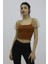 Likralı Kolları Tül Mini Bluz - P-019876TABA 3